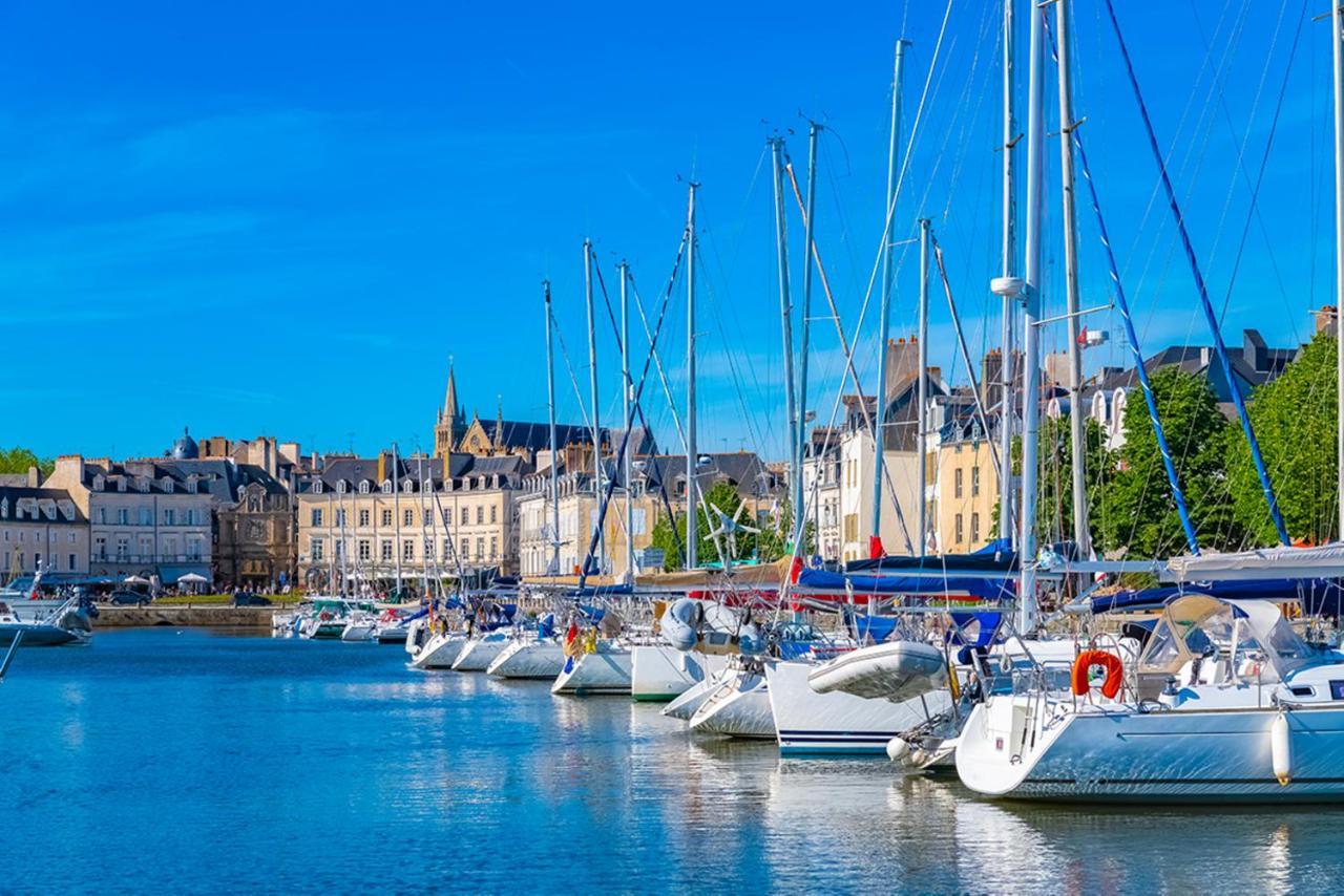 Grand Appartement De Standing Avec Terrasse Vue Port Au Centre De Vannes Zewnętrze zdjęcie